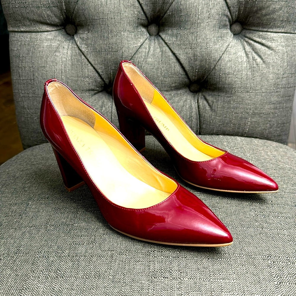 Ivanka Trump pointed toe block heel pump